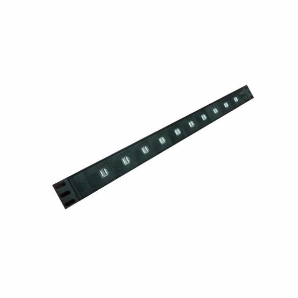 19 inch 1U 2.1A 5V Rack Mount 10 Ways Power Distribution Unit DC USB PDU - 图片 3