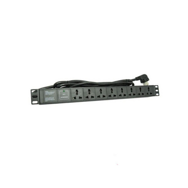 International Type  Power Distribution Unit Surge Protected Universal PDU in 8 Ways with Switch - Image 2