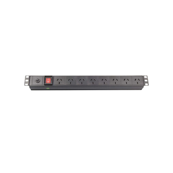 Australia 19inch 1U 10A 220V 8 Ways Air Switch Network PDU for Cabinet - Image 2